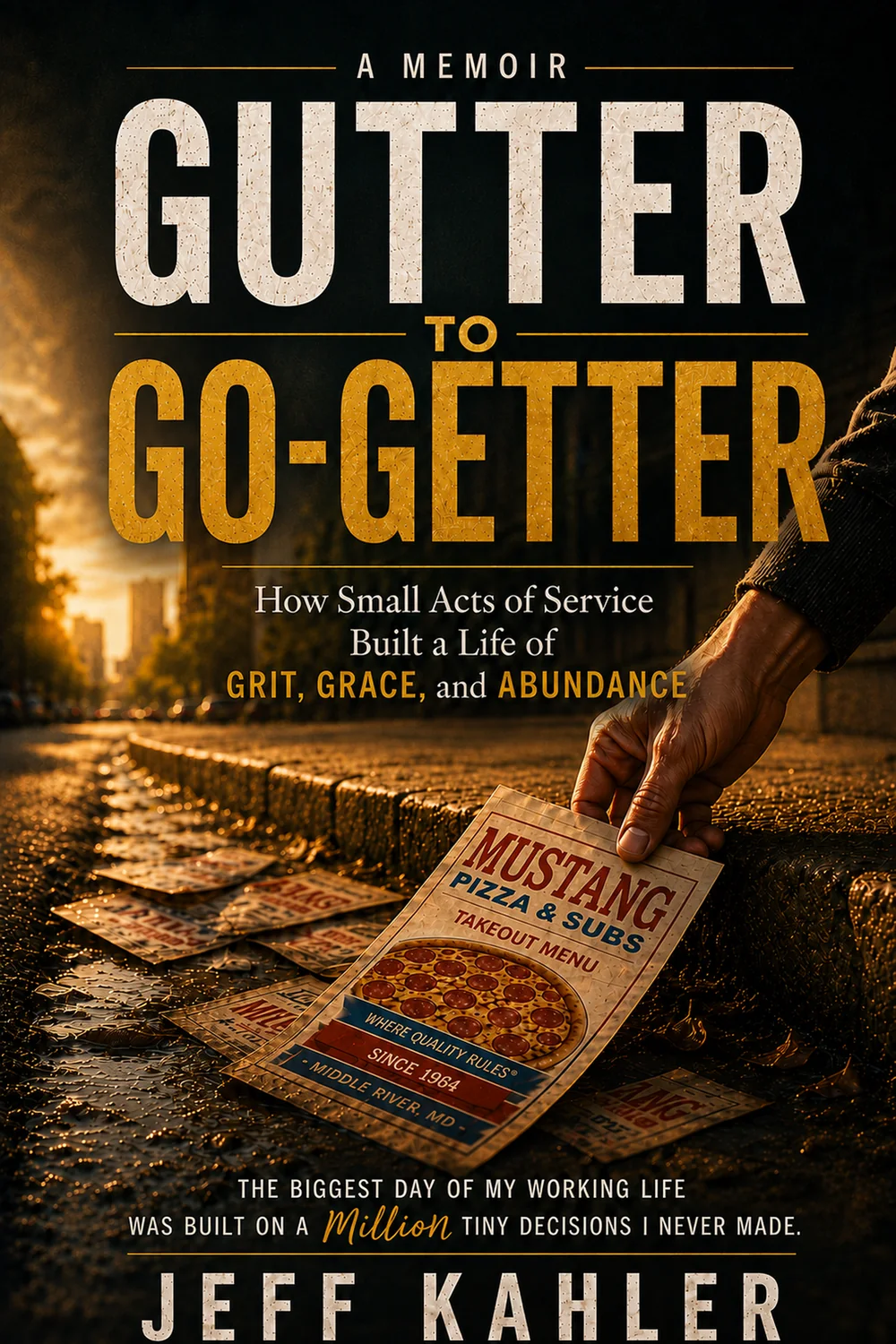 Front cover of Gutter to Go-Getter, a memoir by Jeff Kahler